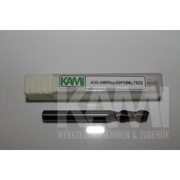 Alu-Schaftfräser 2 Schneiden A30-D8R0ap30F0S8L75Z2
