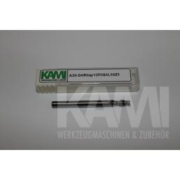 Alu-Schaftfräser 3 Schneiden A30-D4R0ap12F0S4L50Z3