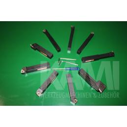 Drehstahlset  20 mm mit Wendeplattensystem 9-teilig