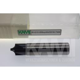 Fräser mit Innenradius IR+D15,2R6ap20d3S16L75Z4