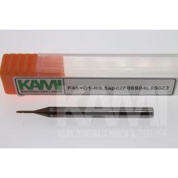Kugelkopffräser  F45+D1R0,5ap2F06S04L050Z2