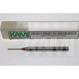 Ballkopffräser  F45+D1R0,5ap2F10S4L50Z2