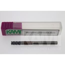 Schaftfräser 4 Schneiden PMHD4R0ap10F0S4L50Z4