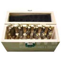 end mill cutterset  TIN coated DIN 844B