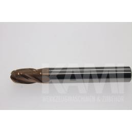 Vollradiusfräser 4 Schneiden P55+D10R5ap20F0S10L75Z4