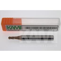 Vollradiusfräser 4 Schneiden P55+D3R1,5ap6F0S6L50Z4