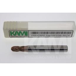 Vollradiusfräser 4 Schneiden P55+D5R2,5ap10F0S6L50Z4