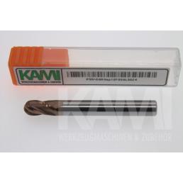 Vollradiusfräser 4 Schneiden P55+D6R3ap12F0S6L50Z4