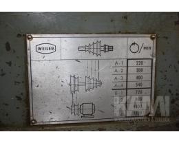 Drehmaschine gebraucht - Gebrauchtmaschine Drehmaschine Weiler, grau