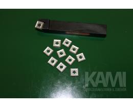 Drehstahl - 12 mm PSBNR 1215H09 mit 11 Wendeplatten