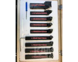 Drehstahlset - 20 mm mit Wendeplattensystem 9-teilig