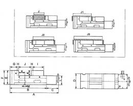 pneumatischer Präzisionsschraubstock - JPV 4