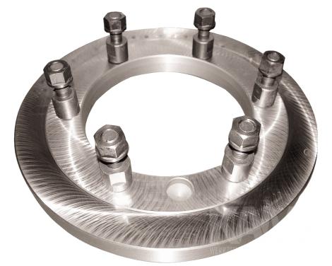 Flansch - Flansch DIN55027, D=125, KK4, vorgedreht und vorgebohrt