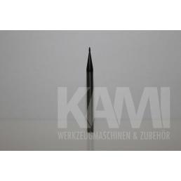 Vollradiusfräser 2 Schneiden P45+D1R0,5ap2F0S4L50Z2